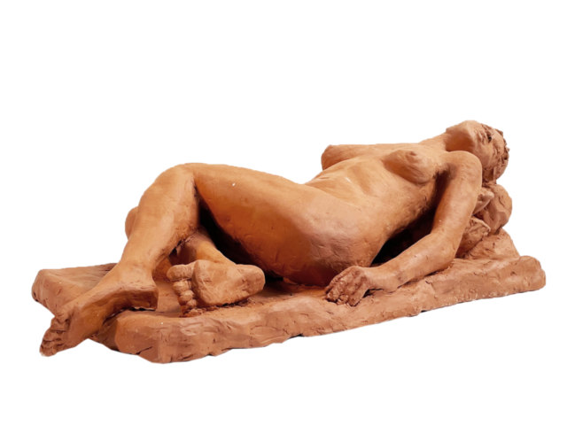 “Repose” Terracotta H 5” W 14” D 9”