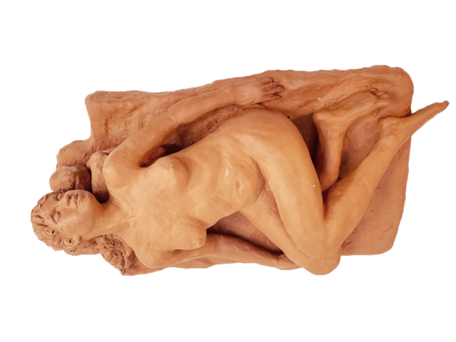 “Repose” Terracotta H 5” W 14” D 9”