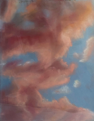 Pink Clouds, 9 x 11 in